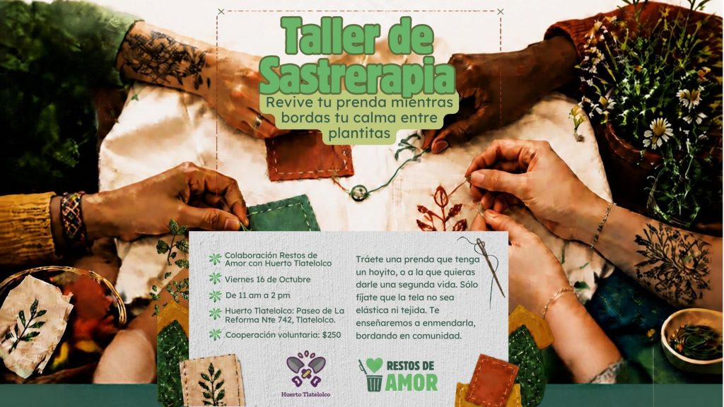 Flyer de Sastrerapia pagina